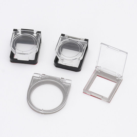 电脑主机开关防猫误踩关机按钮电源触按键盖带双面胶保护罩洗衣机