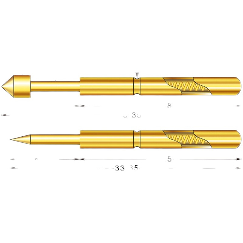 。R100-4W正品华荣探针1.7针套 P100系列针套R100-4S测试针套顶针-图1