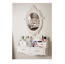 New Wall-mounted Makeup Desk Mini Fashion Makeup Desk Brief Photo Gallery Mirror Small Family Bath Promotion