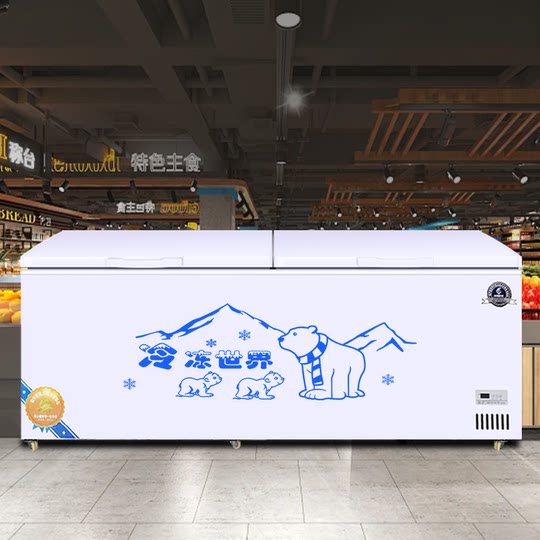 Commercial large-capacity refrigeration and freezing horizontal freezer