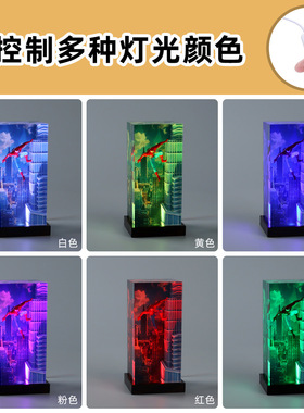 城市蜘蛛侠长方体树脂卡通工艺品