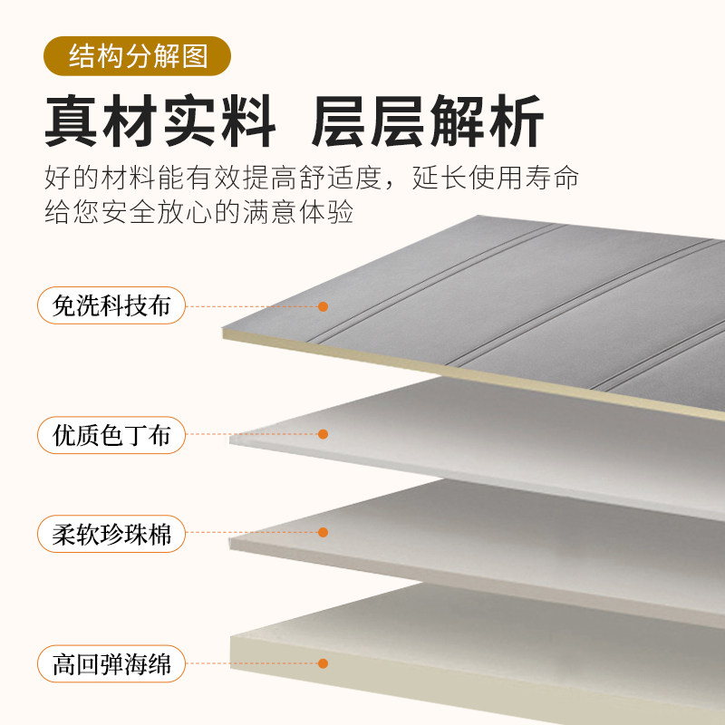 床头靠垫软包床头板双人大靠背垫床头罩榻榻米时尚现代简约可拆洗,淘宝优惠券,粉丝福利购,淘宝优惠卷