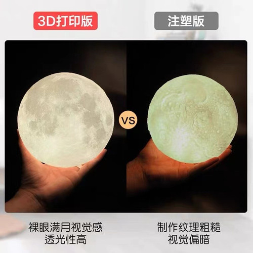网红月球小夜灯材料包儿童手工diy手绘星球灯绘画涂鸦幼儿园活动礼物父亲节幼儿园毕业生日礼物女生定制logo - 图3