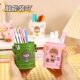 Girls' heart pen holder ins cute niche retro