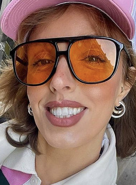 日本cherry kitty糖果色潮流嘻哈太阳镜 大框海洋片墨镜欧美个性