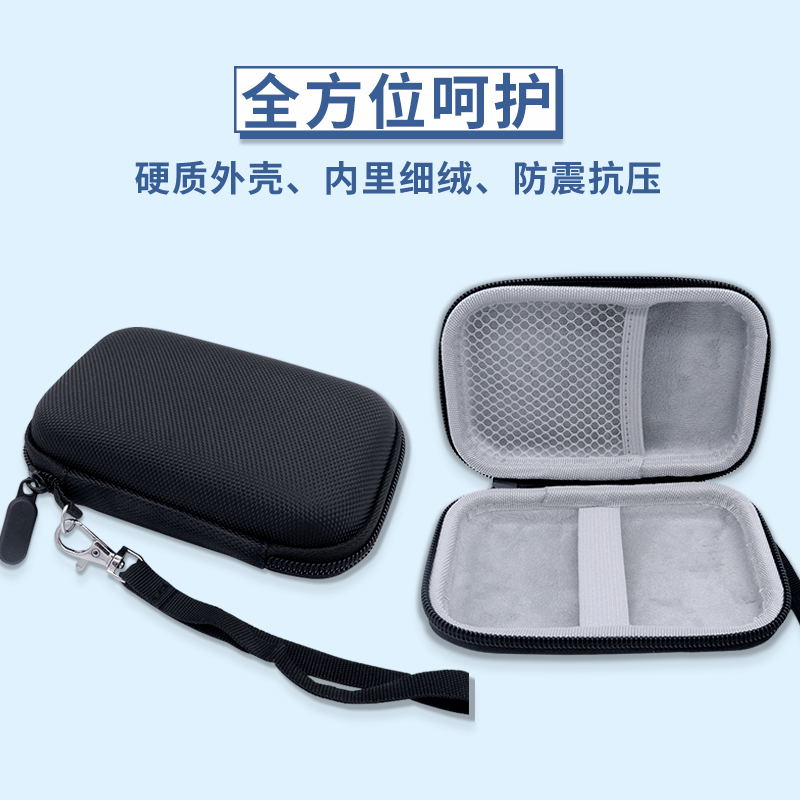 适用Braun/博朗迷你电动剃须刀收纳包便携往复式刮胡刀防震保护盒胡须刀m1011y手腕防摔包小巧旅行套抗压 - 图1