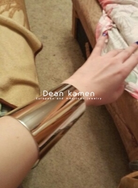 Exaggerated party metal bracelet women夸张仿金手镯光面手环