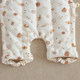 Baby pure cotton handmade thickened lace-up leg and belly protector