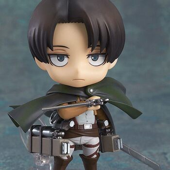 Q version clay Attack on Titan 390# Captain Levi movable face-change doll ຂອງຂວັນພິເສດ