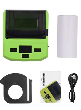 Wireless B 80mm hermal Barcode Printer with Rechargeable Bat