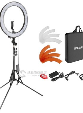 Neewer Selfie LED Ring Light pgraded 18-inch Outer Dimmable