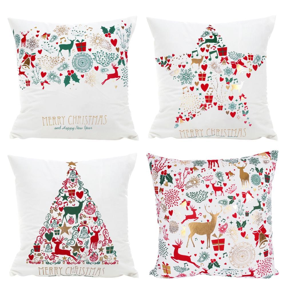 Christmas Cushion Cover Christmas Pillowcase Merry Christmas - 图3