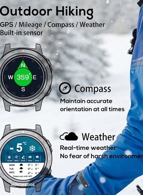 GPS Sports Watch Bluetooth Call Multi-Sport Mode Compass Alt