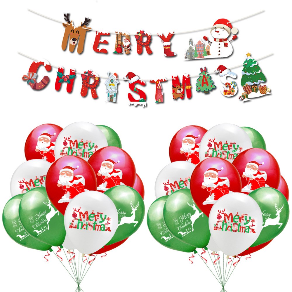 Big Foil Balloons Christmas Cartoon Santa Snowman Penguin El - 图3