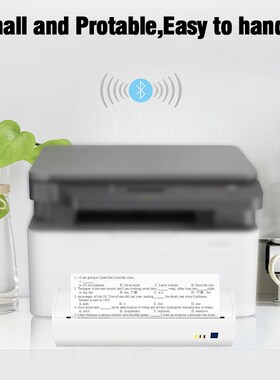 A4 Docut hermal printer Mobile ni Bluetooth A4 photo inkless