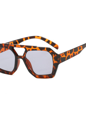 日本portney bell双梁不规则太阳镜新款欧美ins时尚墨镜个性