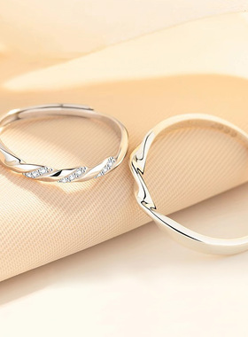 日本portney bells925银三生三世情侣对戒ins小众轻奢设计高级感