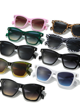 日本portney bell新款猫眼太阳镜 欧美节拍时尚简约百搭休闲逛街