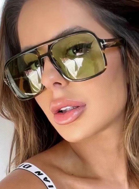 日本portney bellt字双梁太阳镜蛤蟆框墨镜飞行员遮阳太阳眼镜