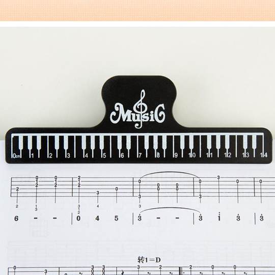 黑色钢琴谱夹子电子琴谱夹琴谱乐谱夹夹册儿童本夹夹册可改谱活页