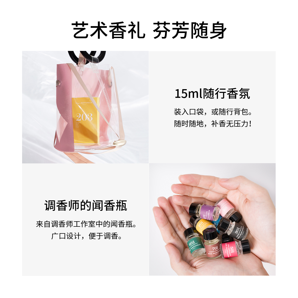 【618限时满赠】BonParfumeur柏氛香水随行礼盒套装15ml+2.5ml*4 - 图2