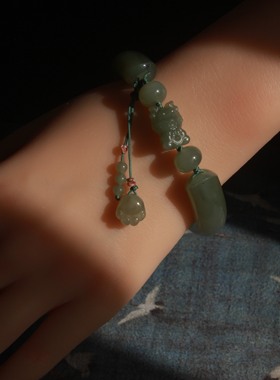 新中式天然和田玉手镯