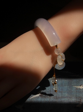 墨瑶姑娘原创设计天然玛瑙手镯女