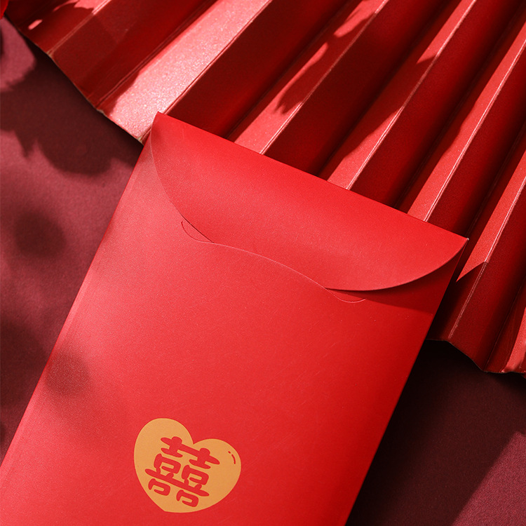 红包封结婚专用2024新款个性创意红包袋利是封婚礼随礼回礼大小号 - 图1