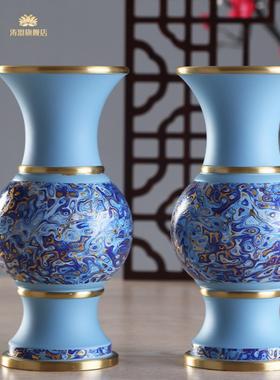 黄铜佛具套装香炉电供灯花瓶家用供水杯贡盘供果盘敬奉供佛用品