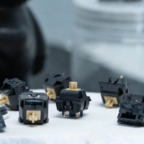 Y3轴HIFI线性轴体闷轴热插拔机械键盘码字游戏MZ外设厂润三种压力 - 图2