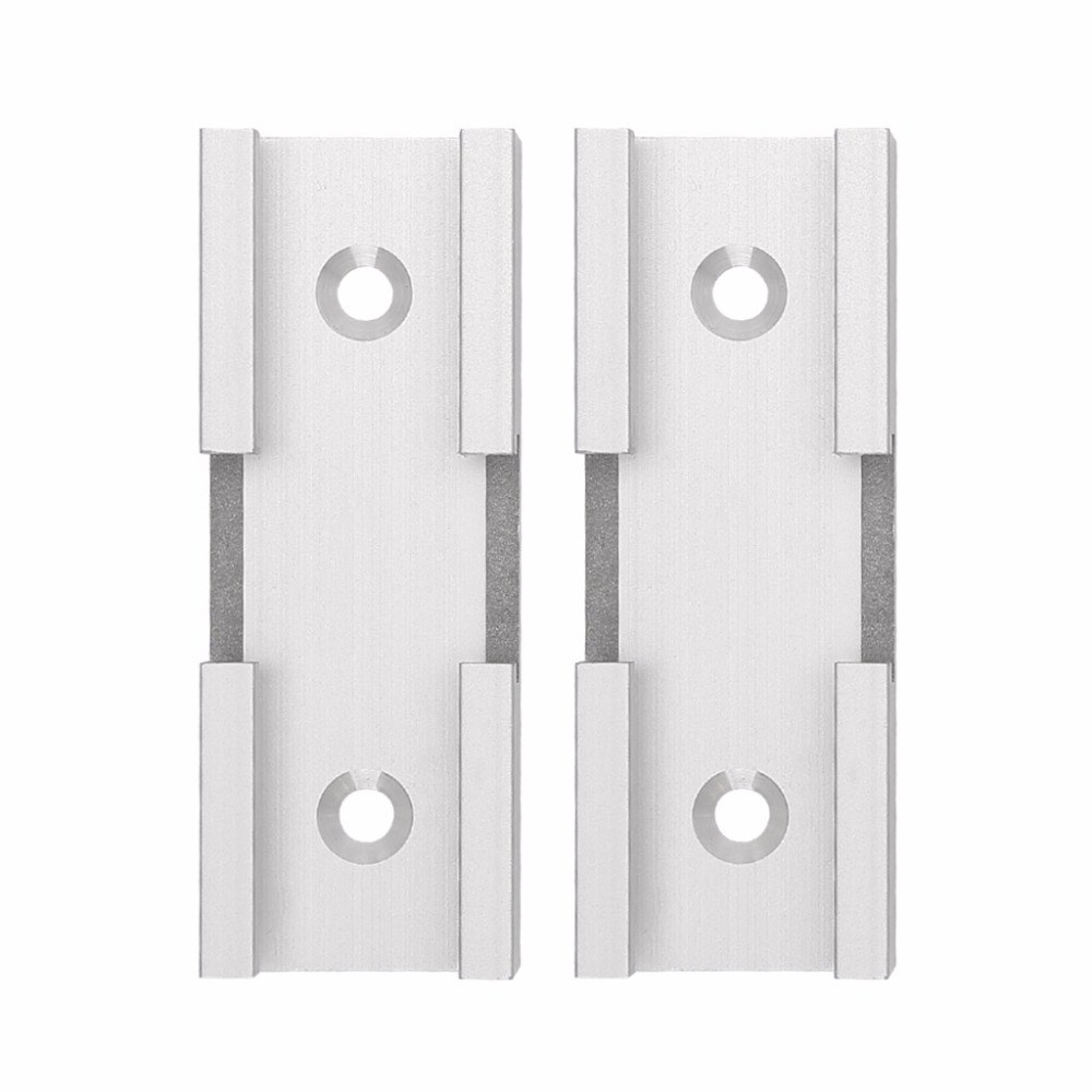 2Pcs T-Track Intersection Kit Aluminum T-Slot Connecting Par - 图1