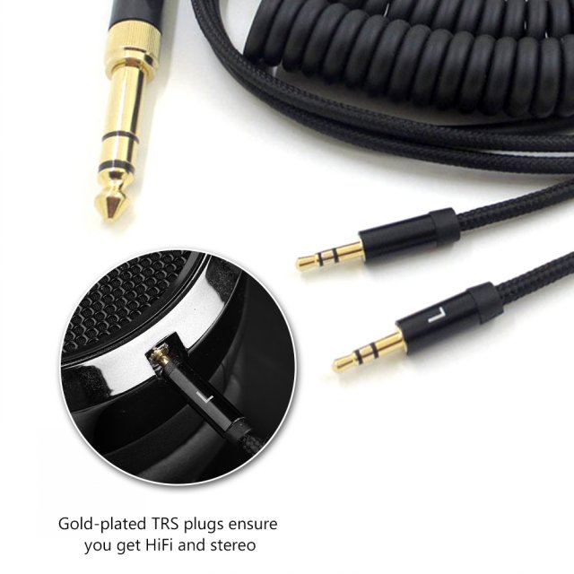 Spring HiFi Audio Cable for Hifiman HE400S HE-400I HE560 HE--图2