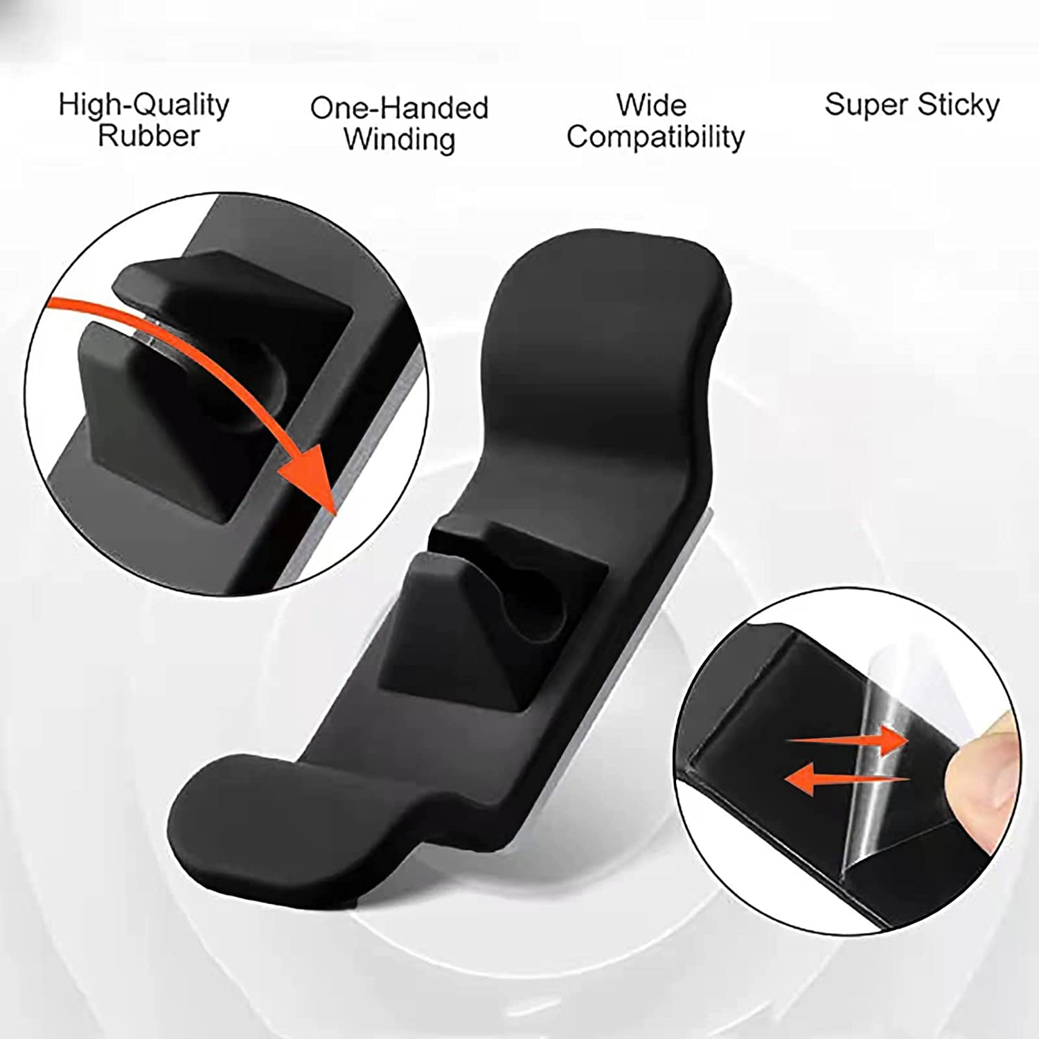 Cord Organizer Cable Management Clip Cable Storage Holder Ke-图2