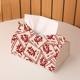 2025 National Trendy Style Red Mahjong Special Tissue Box