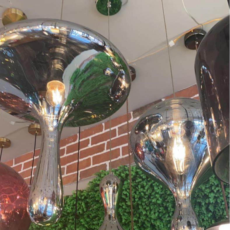 简约北欧现代葫芦玻璃小吊灯艺术餐厅服装店展厅复式楼降落伞型灯,淘宝优惠券,粉丝福利购,淘宝优惠卷