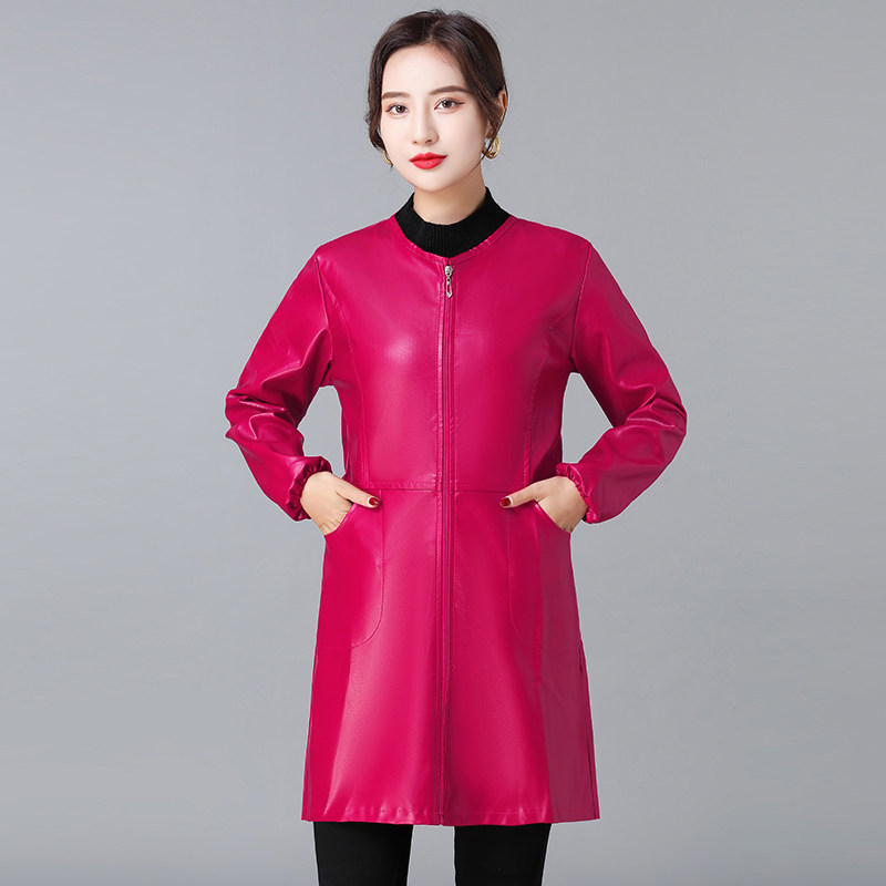 皮围裙防水软皮罩衣中长款羽绒服外套厨房干活穿防脏防油耐脏冬季,淘宝优惠券,粉丝福利购,淘宝优惠卷