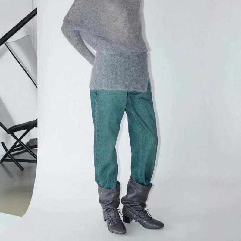 paloma wool25新款西班牙女款羊毛混纺Sutil不规则针织毛衣上衣春 - 图3