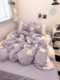 Korean girl's heart wash cotton four-piece set towel embroidery 2m