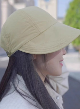 帽子女款2026新款渔夫帽春夏季防晒帽户外遮阳帽鸭舌帽百搭太阳帽