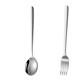 Korean 304 stainless steel dining fork salad fork spoon set