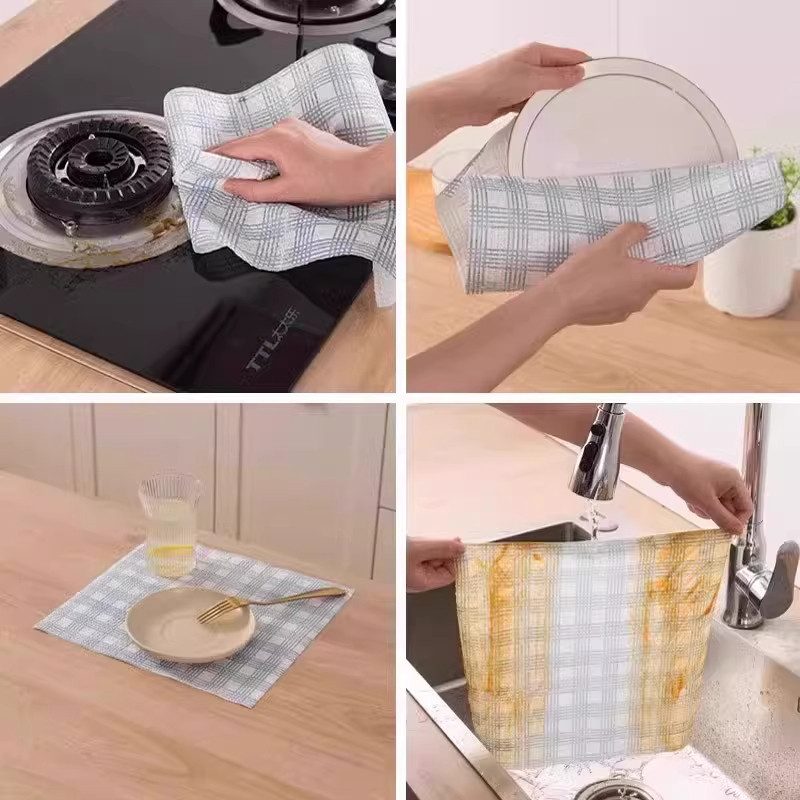懒人抹布厨房一次性可水洗干湿两用加厚去油清洁纸巾不沾油洗碗布,淘宝优惠券,粉丝福利购,淘宝优惠卷