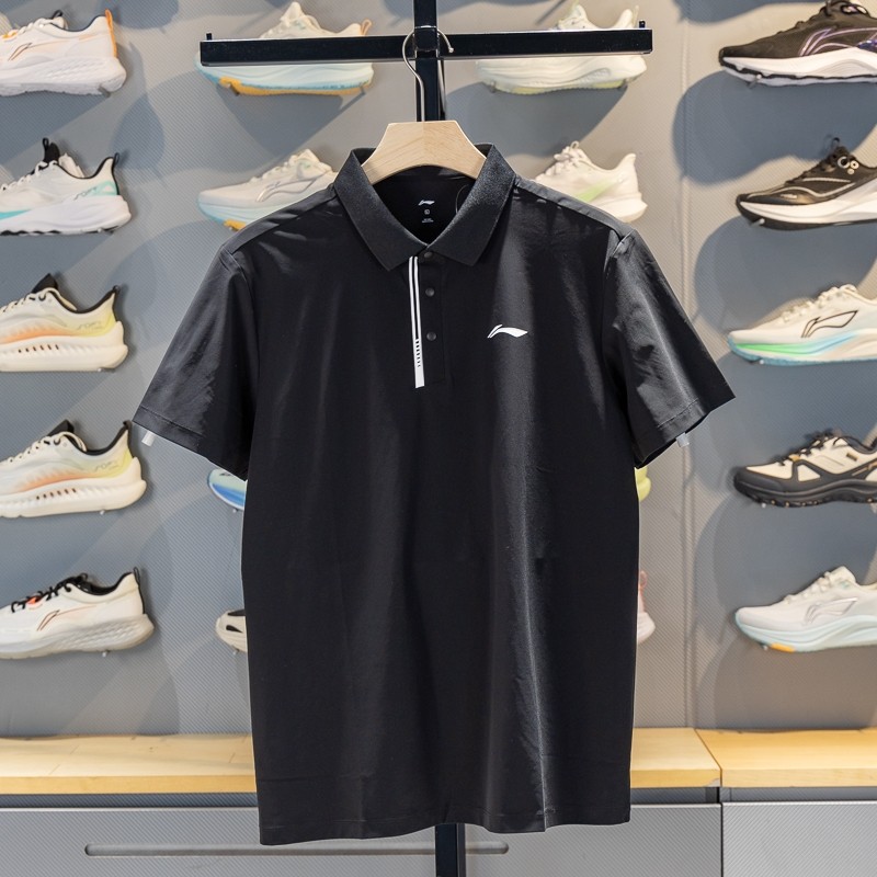 李宁男女同款短袖POLO衫2025新款羽毛球系列夏季翻领T恤APLV485,淘宝优惠券,粉丝福利购,淘宝优惠卷