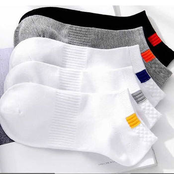 Socks ຜູ້ຊາຍ Deodorant Socks Summer ເຮືອບາງໆ Socks Shallow mouth invisible Socks Korean Style trendy