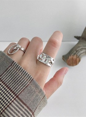 Design Ins Rings Womens Cool Style Mens Retro Rings Simple R