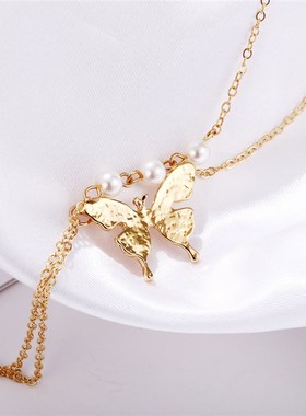 Output European American Stylish Doublelayer Imitation Pearl