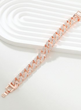 Hip Hop Bracelet Ins Style Lockin Diamond Bracelet Street Co