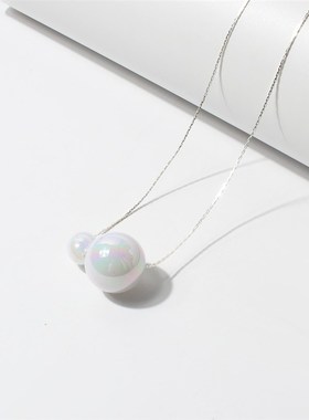 European and American Pearl Necklace Simple and Stylish Box