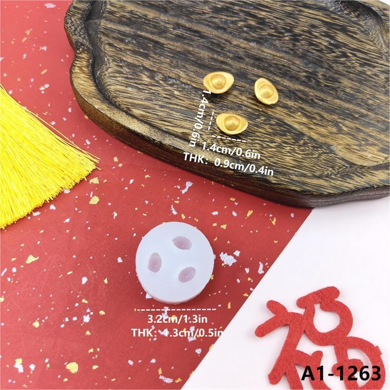 Gold Treasure Shaped Silicone Mold for Chocolate Fondant Gum - 图1