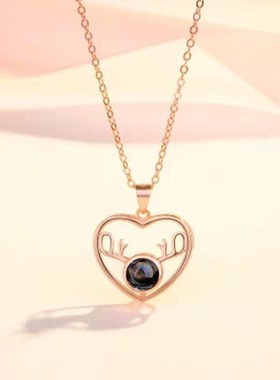 100 Ways to Say I Love You Heartshaped Necklace with Project