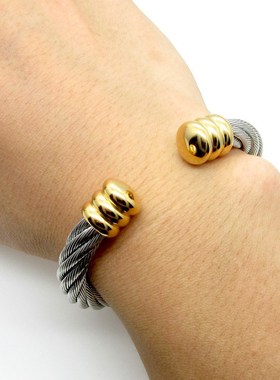 Street Style Stainless steel bracelet Titanium steel jewelry